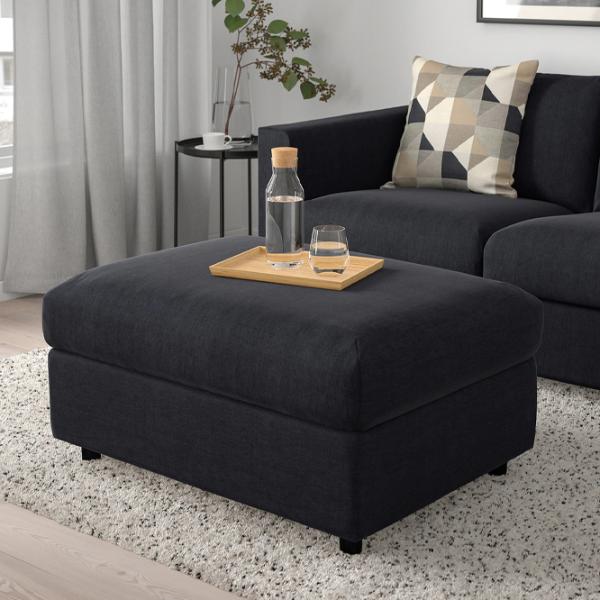 Fotoliu moale Ikea Vimle Black Blue / Piele  photo 2 Fotoliu moale Ikea Vimle Black Blue / Piele  photo 2