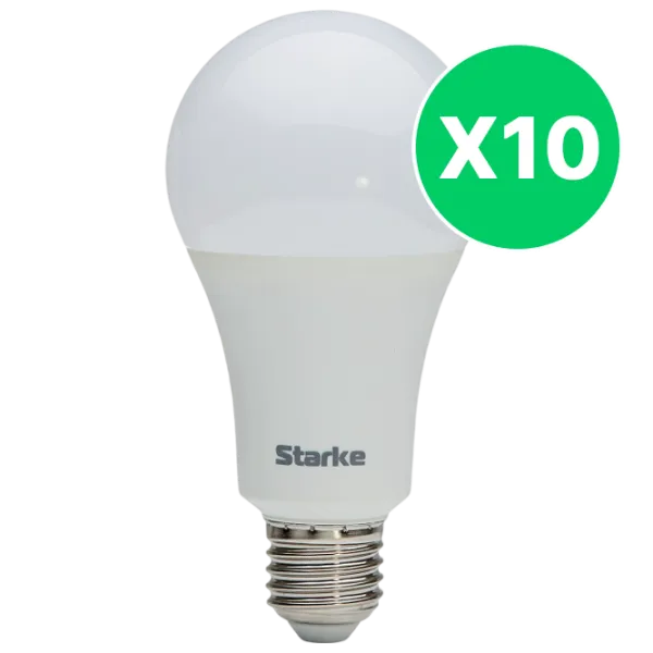 Комплект лампочек светодиодная Starke A60 ST01209 E27 / 13 Вт / 6500 К / / White photo 1