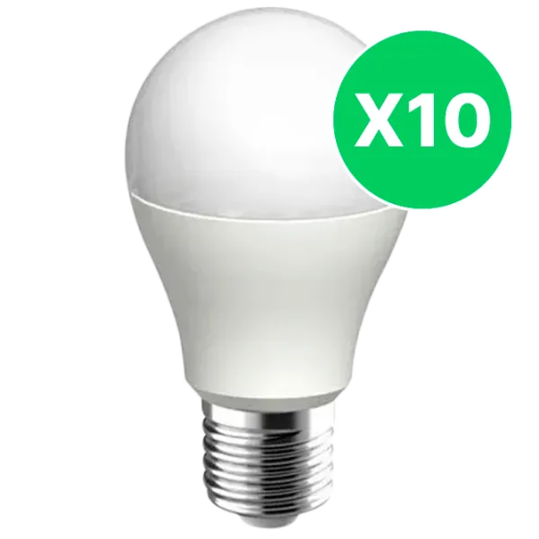 Комплект лампочек светодиодная Eco Super Led A60  E27 / 12 Вт / 3000 K / / Yellow photo 1