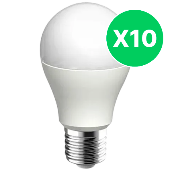 Комплект лампочек светодиодная Eco Super Led A60  E27 / 12 Вт / 3000 K / / Yellow photo 1