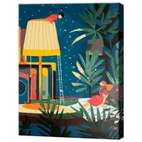 Картина по номерам Art Gallery Фантастическая комната EX8527 40 x 30 cm / Вертикальная