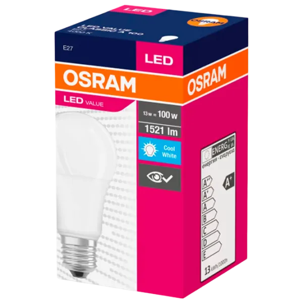 Set becuri LED Osram VALUECLA100 4052899973435 E27 / 13 W / 4000 K / / White photo 3