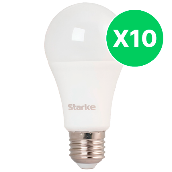 Set becuri LED Starke A60 ST01203 E27 / 9 W / 6500 K / / White photo 1