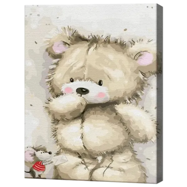 Картина по номерам Art Gallery Серый плюшевый мишка EX6936 40 x 30 cm / Вертикальная photo 1 Картина по номерам Art Gallery Серый плюшевый мишка EX6936 40 x 30 cm / Вертикальная photo 1