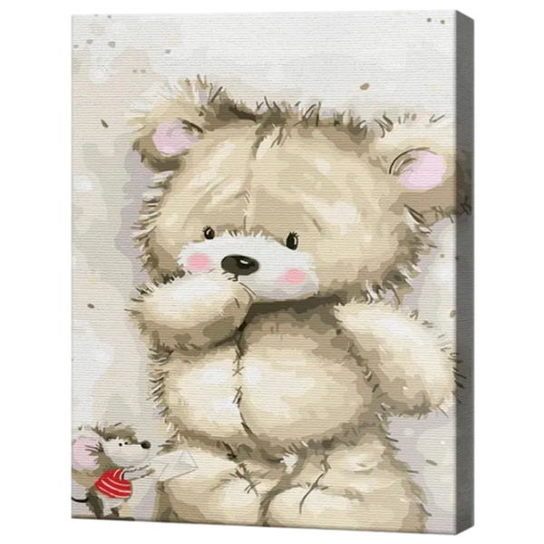 Картина по номерам Art Gallery Серый плюшевый мишка EX6936 40 x 30 cm / Вертикальная photo 1 Картина по номерам Art Gallery Серый плюшевый мишка EX6936 40 x 30 cm / Вертикальная photo 1