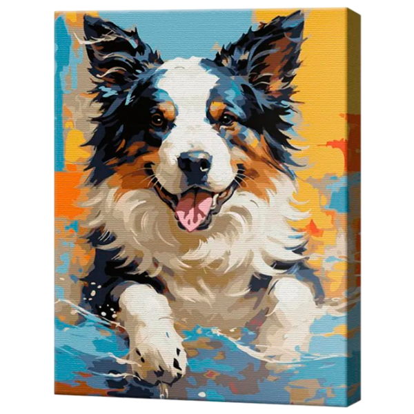 Картина по номерам Art Gallery Счастливый пec EX8717 40 x 30 cm / Вертикальная photo 1 Картина по номерам Art Gallery Счастливый пec EX8717 40 x 30 cm / Вертикальная photo 1