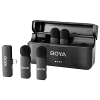 Microfon Boya BY-V4U + Charging Case Black