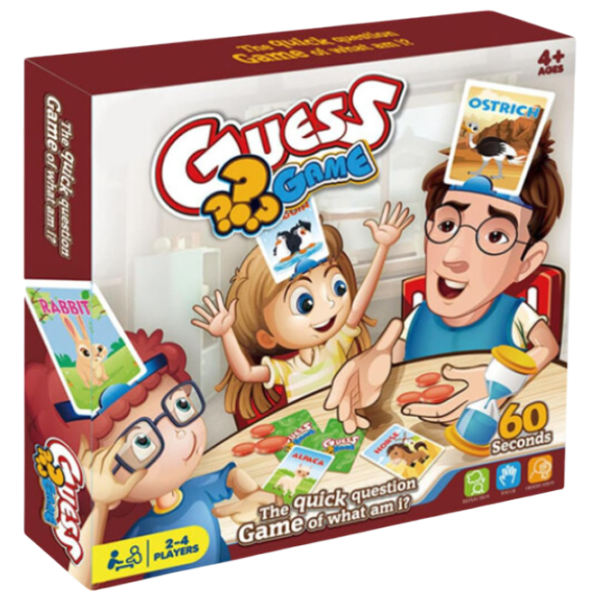 Настольная игра Board Games Who am I? Guess! 6+/ Логическая игра photo 1 Настольная игра Board Games Who am I? Guess! 6+/ Логическая игра photo 1