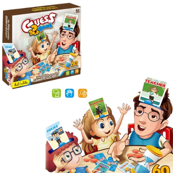 Настольная игра Board Games Who am I? Guess! 6+/ Логическая игра photo 2 Настольная игра Board Games Who am I? Guess! 6+/ Логическая игра photo 2