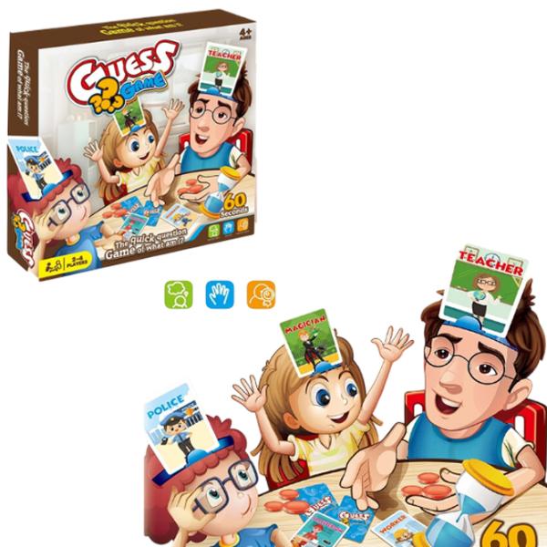 Настольная игра Board Games Who am I? Guess! 6+/ Логическая игра photo 2 Настольная игра Board Games Who am I? Guess! 6+/ Логическая игра photo 2