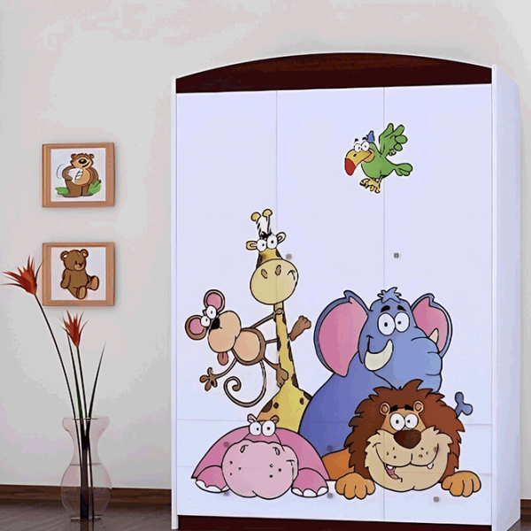 Set de mobilă pentru copii Happy Babies Happy 01 White Brown / unisex photo 3 Set de mobilă pentru copii Happy Babies Happy 01 White Brown / unisex photo 3