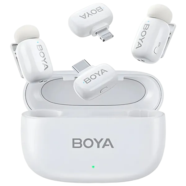 Microfon Boya Mini-12 White photo 1