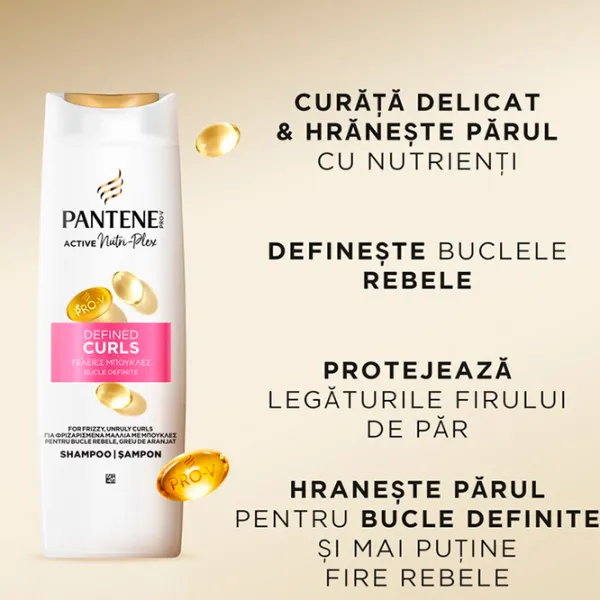 Șampon Pantene Pro-V Defined Curls 0.4l photo 2 Șampon Pantene Pro-V Defined Curls 0.4l photo 2