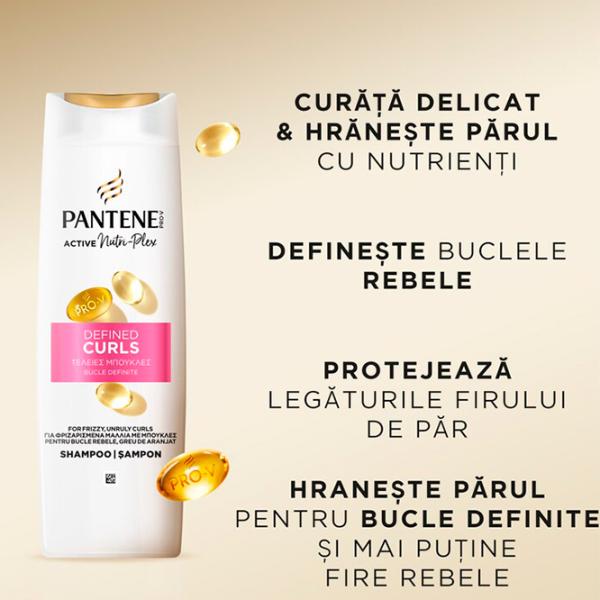 Șampon Pantene Pro-V Defined Curls 0.4l photo 2 Șampon Pantene Pro-V Defined Curls 0.4l photo 2
