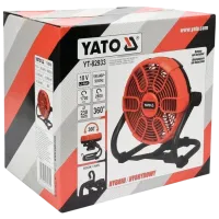 Вентилятор Yato YT82933 18 Вт / Портативный / Красный photo 7