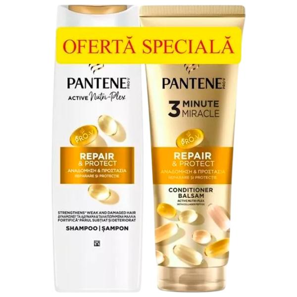 Set șampon Pantene Repair & Protect 0.22l photo 1