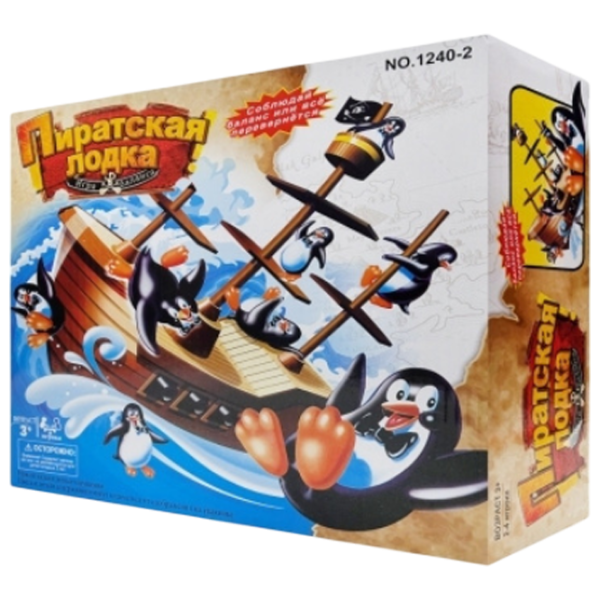 Настольная игра Board Games Pirate Boat 3+/ Стратегия photo 1 Настольная игра Board Games Pirate Boat 3+/ Стратегия photo 1