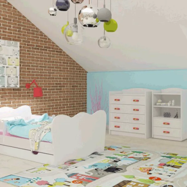 Set de mobilă pentru copii Happy Babies Mix 28 White / pentru fete photo 1