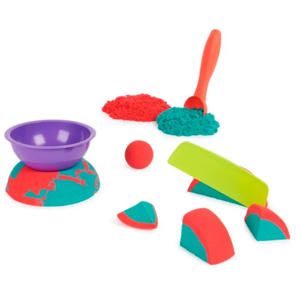 Кинетический песок Kinetic Sand Mold N´ Flow 3+ photo 3