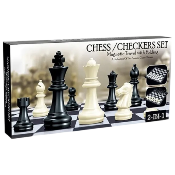 Развивающий набор Board Games Chess and Checkers 2in1 6+/ Шахматы photo 1