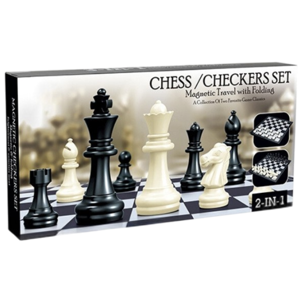 Развивающий набор Board Games Chess and Checkers 2in1 6+/ Шахматы photo 1