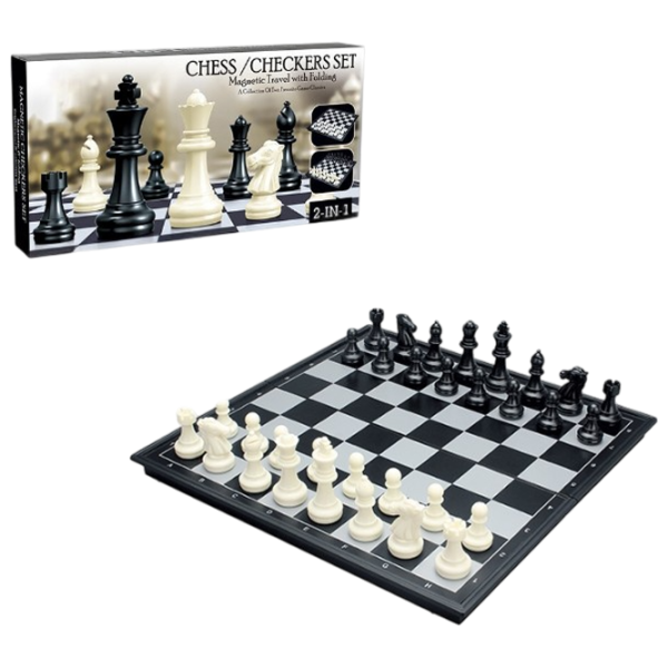 Развивающий набор Board Games Chess and Checkers 2in1 6+/ Шахматы photo 2