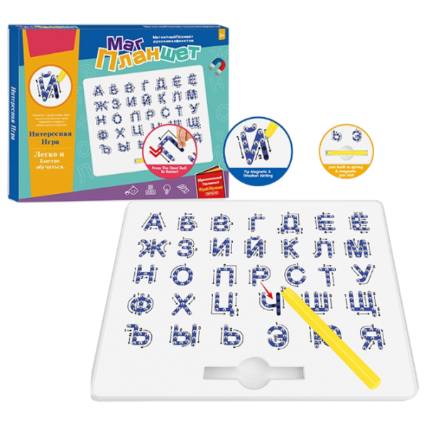 Развивающий набор Board Games Magnetic whiteboard 3+/ Буквы photo 2 Развивающий набор Board Games Magnetic whiteboard 3+/ Буквы photo 2
