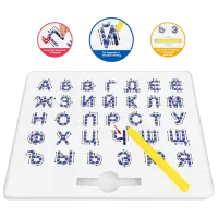Joc educativ Board Games Magnetic whiteboard 3+/ Litere photo 3