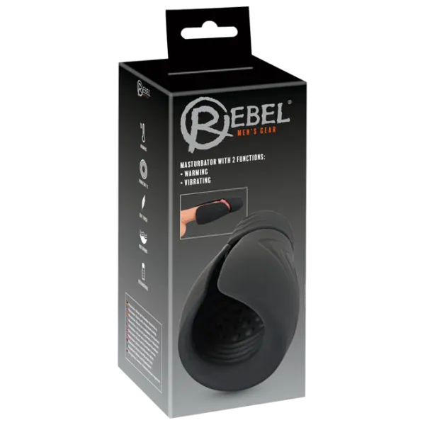 Мастурбатор Rebel with 2 Functions Черный photo 5