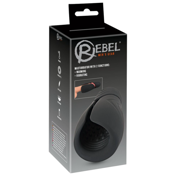Мастурбатор Rebel with 2 Functions Черный photo 5
