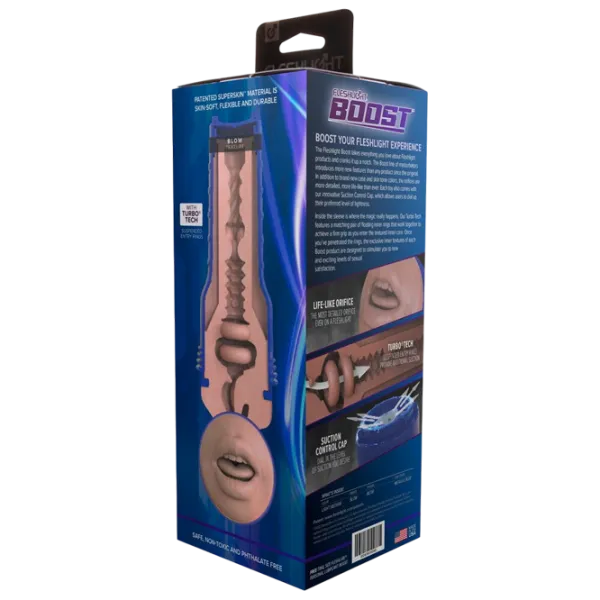 Мастурбатор Fleshlight Boost Blow Light Medium Бежевый photo 5 Мастурбатор Fleshlight Boost Blow Light Medium Бежевый photo 5
