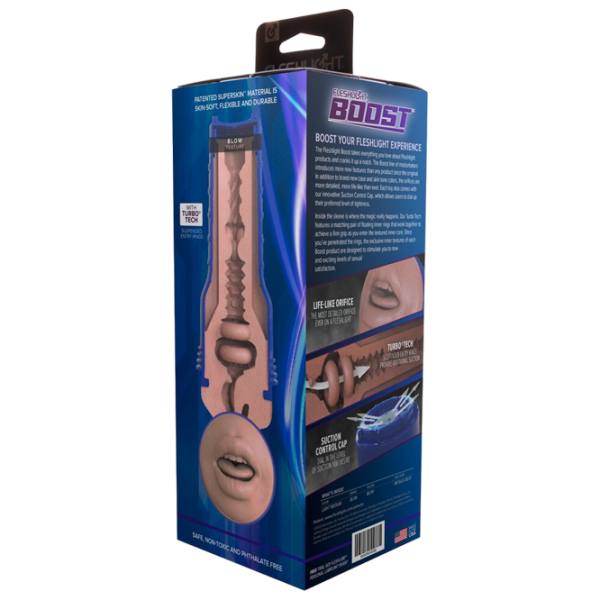 Мастурбатор Fleshlight Boost Blow Light Medium Бежевый photo 5 Мастурбатор Fleshlight Boost Blow Light Medium Бежевый photo 5