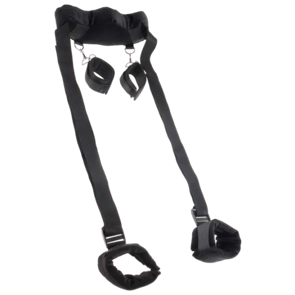 Фиксаторы для рук и ног Fetish Fantasy Position Master with Cuffs Черный photo 1 Фиксаторы для рук и ног Fetish Fantasy Position Master with Cuffs Черный photo 1