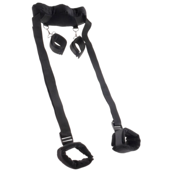 Фиксаторы для рук и ног Fetish Fantasy Position Master with Cuffs Черный photo 1 Фиксаторы для рук и ног Fetish Fantasy Position Master with Cuffs Черный photo 1