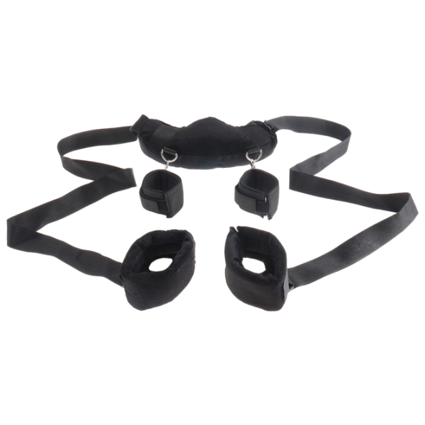 Фиксаторы для рук и ног Fetish Fantasy Position Master with Cuffs Черный photo 2 Фиксаторы для рук и ног Fetish Fantasy Position Master with Cuffs Черный photo 2