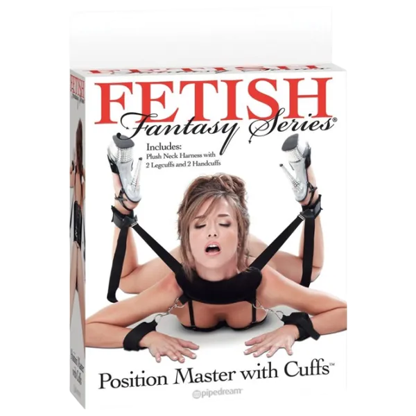 Фиксаторы для рук и ног Fetish Fantasy Position Master with Cuffs Черный photo 3 Фиксаторы для рук и ног Fetish Fantasy Position Master with Cuffs Черный photo 3