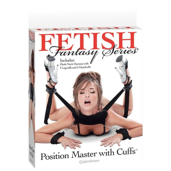 Фиксаторы для рук и ног Fetish Fantasy Position Master with Cuffs Черный photo 3 Фиксаторы для рук и ног Fetish Fantasy Position Master with Cuffs Черный photo 3