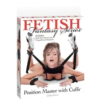Bretele pentru brațe și picioare Fetish Fantasy Position Master with Cuffs Black photo 3