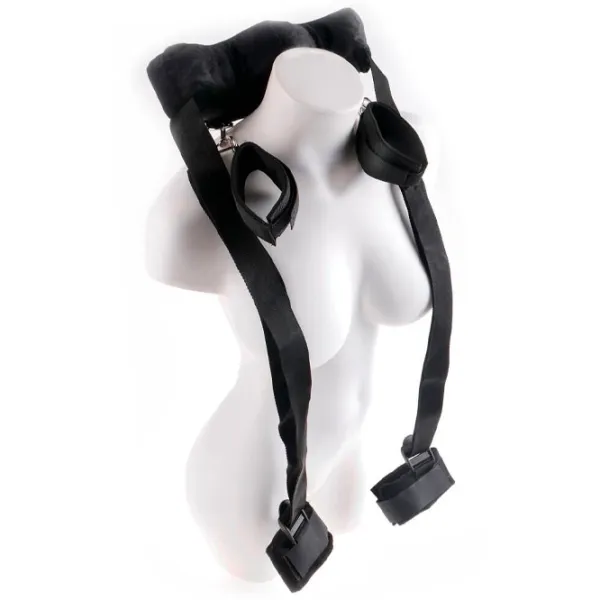 Фиксаторы для рук и ног Fetish Fantasy Position Master with Cuffs Черный photo 4 Фиксаторы для рук и ног Fetish Fantasy Position Master with Cuffs Черный photo 4