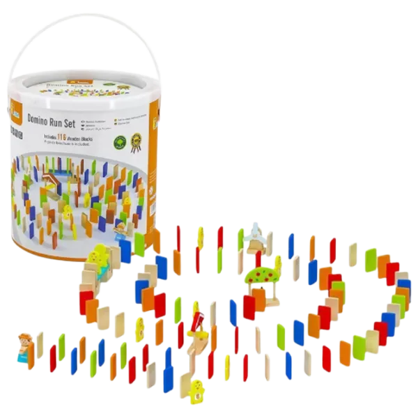 Настольная игра VIGA Domino Run Set 3+/ Домино photo 3 Настольная игра VIGA Domino Run Set 3+/ Домино photo 3