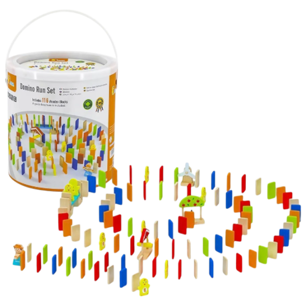 Настольная игра VIGA Domino Run Set 3+/ Домино photo 3 Настольная игра VIGA Domino Run Set 3+/ Домино photo 3