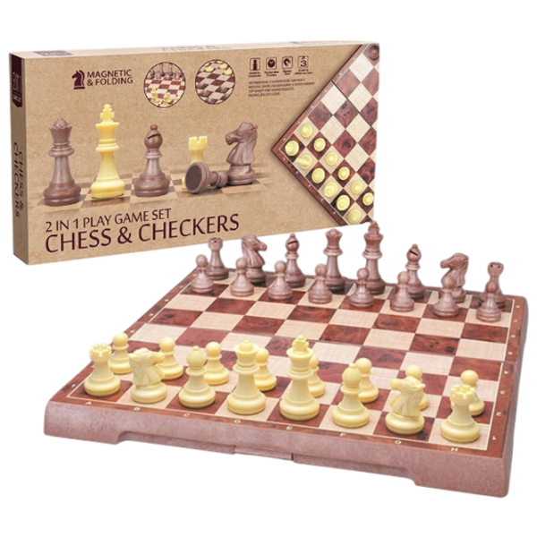 Настольная игра Board Games Chess and Checkers magnetic 6+/ Шахматы photo 3