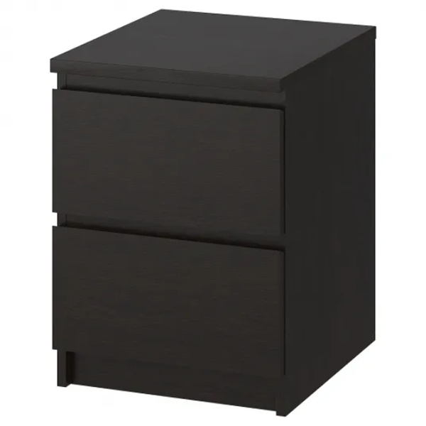 Noptiere Ikea Malm 2 55 x 40 x 48 / PAL / Dark Brown photo 1 Noptiere Ikea Malm 2 55 x 40 x 48 / PAL / Dark Brown photo 1