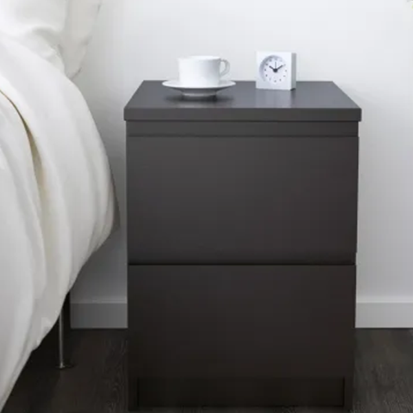 Noptiere Ikea Malm 2 55 x 40 x 48 / PAL / Dark Brown photo 2 Noptiere Ikea Malm 2 55 x 40 x 48 / PAL / Dark Brown photo 2