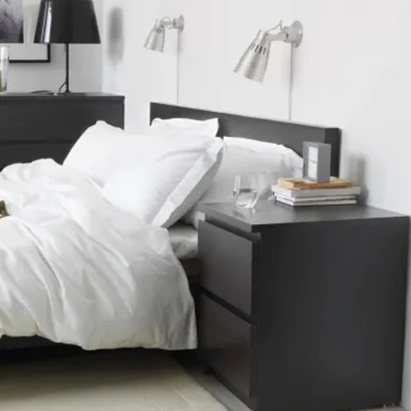 Noptiere Ikea Malm 2 55 x 40 x 48 / PAL / Dark Brown photo 5 Noptiere Ikea Malm 2 55 x 40 x 48 / PAL / Dark Brown photo 5