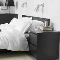 Тумбочки Ikea Malm 2 55 x 40 x 48см / ЛДСП / Темно Коричневый photo 5