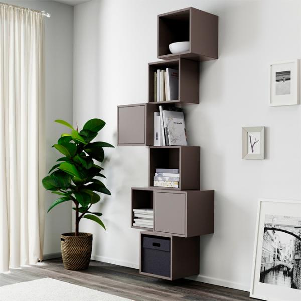 Полки Ikea Eket ДСП / Тёмно-серый photo 5