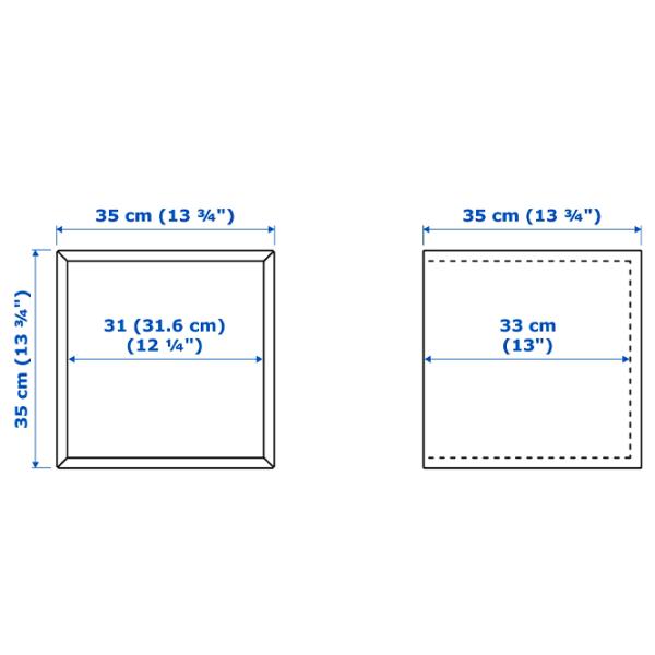 Полки Ikea Eket ДСП / Орех-Белый photo 2