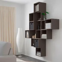 Rafturi Ikea Eket PAL / Dark Gray photo 3