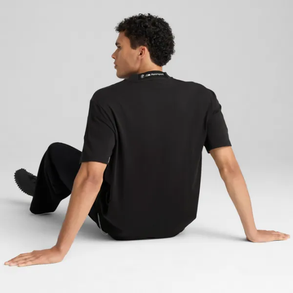 Tricou pentru bărbați Puma BMW Motorsport Lifestyle Logo 100% bumbac / Black photo 5